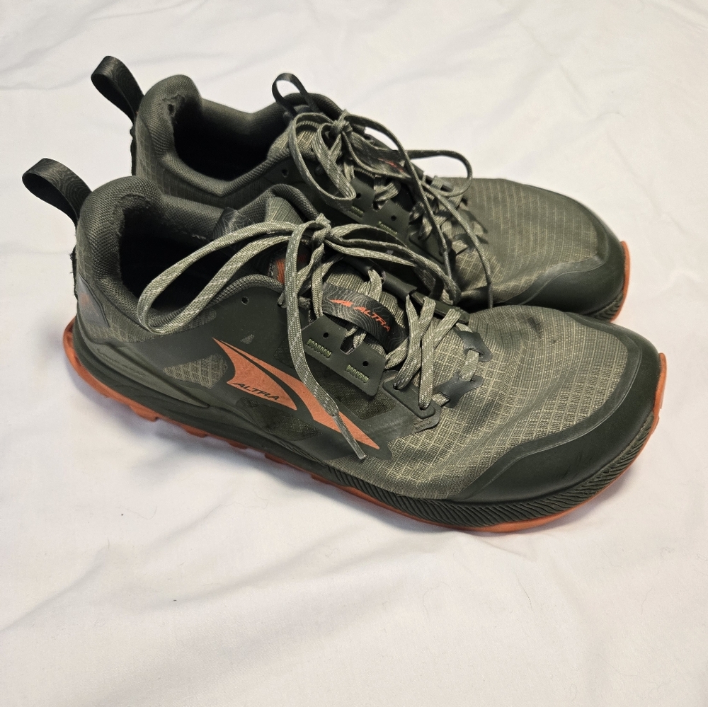 Altra Men’s Lone Peak 8’s Green And Orange